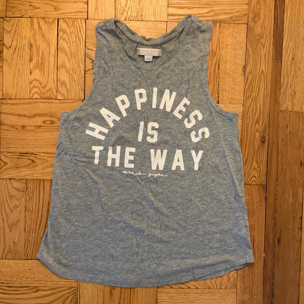 Spiritual Gangster “Happiness is the Way” Gray Size Small S EUC